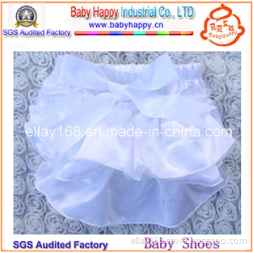 New Model Christening Plain White Girl Baby Bloomer